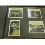 German WW2 Army related photo album with approx 55 good photos