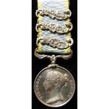 Crimea Medal with bars Alma/Balaklava/Sebastopol engraved in the usual style fro this regiment to