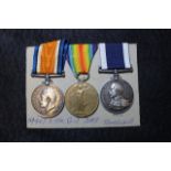 BWM & Victory Medal + GV Naval LSGC Medal to K.4467 G J Day L.STO RN (HMS Pembroke). Fine (3)