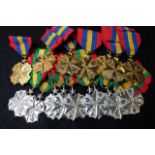 Zaire Medals, 2 types (approx 17)