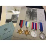 Group to K.67164 (DEV.B.15103) W J Wakeham STO.1.RNR. Medals - 1939-45 Star, Atlantic Star, War