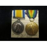 BWM & Victory Medal to SE/26886 Pte S H Williams AVC (naming corrected) Sold a/f