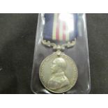 Military Medal for Bravery an original unnamed example WW1 Geo.V still on French pins fitting on