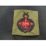 Cloth WW2 9th anti aircraft div patch