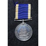 Royal Naval LSGC Medal EDVII to 122594 Robert Sullivan, Comm'd Boat'n H.M.Coast Guard. VF