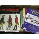 Books good selection relating to guns swords weapons uniforms etc. Buyer collects