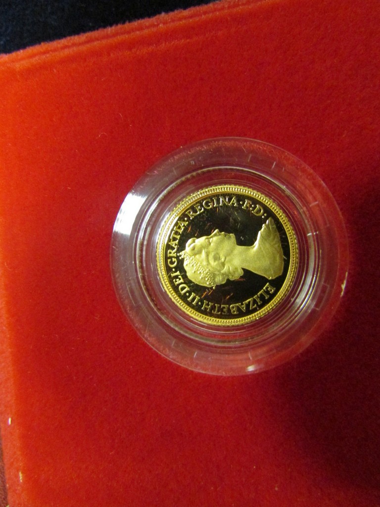 Half Sovereign 1980 Proof FDC boxed as issued