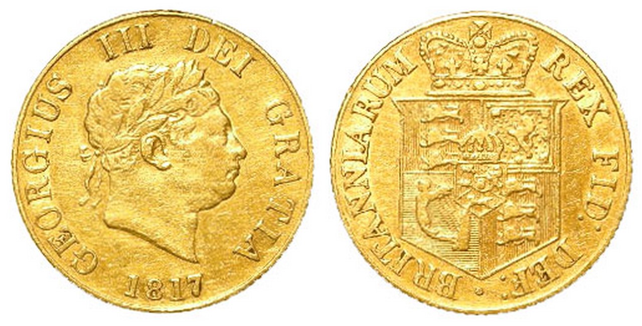 Half Sovereign 1817 better than VF