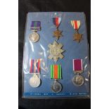 Group to 2749364 Cpl (later Sgt) J Harvey Black Watch. Medals - 1939-45 Star, Africa Star, Defence &