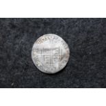 Philip and Mary silver groat, reverse reads:- POSVIMVS, mm. Lis, Spink 2508, crinkled, F