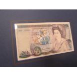 Bank of England presentation Set C103, Gill £5 (B353) and £20 (B355) series SE68 and 20U with