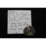 Parthia Phraates IV, 38-2 B.C., silver drachm, obverse:- Draped bust right with very pointed