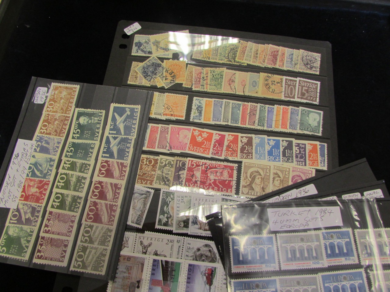 Sweden/Turkey lot - Sweden with early to modern inc sets/singles, mint/UM/used cat £250 approx.