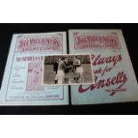 Football - Aston Villa Reserves v Shrewsbury 1st Team 16/11/1907, 2nd Year of Villa programmes Vol 2