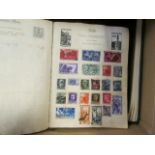 Large box of World stamps in various old albums, worth a rummage (qty) Buyer collects