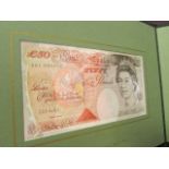 Bank of England presentation album C113 Kentfield £50 1st & last matching numbers, series E30 999968