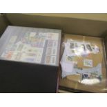 Long box of World material in stockbooks plus some loose (qty) Buyer collects