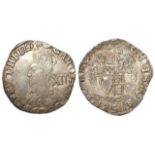 Charles I silver shilling, Tower Mint under the King [1625-1642], mm.Tun [1636-1638], Group D,