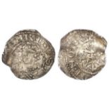 Henry I silver penny, Quadrilateral on Cross Fleury Type, B.M.C. 15, Spink 1276, obverse reads:- [+