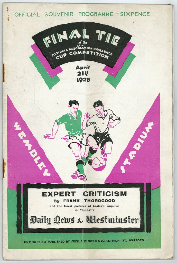 Football - Blackburn Rovers v Huddersfield Town 21st April 1928 FA Cup Final