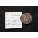 Parthia Vardanes II, 55-58 A.D., silver tetradrachm, obverse:- Bust, bearded, draped, jewelled and