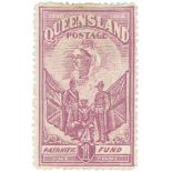 Queensland SG264a One Penny Charity Patriotic Fund 1900, mint, cat £140