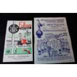 Football - Festival of Britain Tottenham v F K Austria 7/5/1951 and v Dinamo Yugoslavia 10/5/1951 (