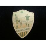 Football - Clapton Orient, shield
