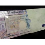 Bank of England presentation set C123 HM The Queen Golden Wedding Anniversary Kentfield £5 serial