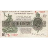 Warren Fisher Ten Shillings T33 "W20" GF