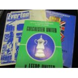 Football - 1966 Would Cup Final programme England v West Germany 30th July 1966, plus Colchester v