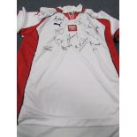 Football - Poland v Wales circa 2001. Polish shirt by Puma with Poland badge, no number or name,