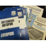 Football - Tottenham home games etc from early 1950's to 1970's (mainly 1950's) unsorted lot. Normal