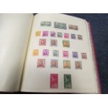 British Commonwealth range in red binder with material from Nauru to Nyasaland, many good sets to