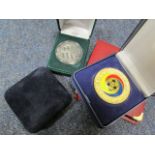 Football - various medals relating to XXVIII UEFA Congress to Limasol, Cyprus 2004. HRLD 22/23