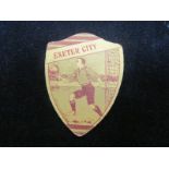Football - Exeter City, shield