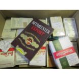 Box containing approx 44 apparently complete sets of cards, in packets & wrappers, sets include