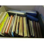 Large box of various old World collections in albums, plus a few stockbooks (approx 20) Buyer