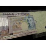 Bank of England presentation set C130, 1998 Prince of Wales Commemorative £5 note "PW50 000148" with