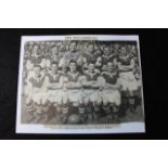 Football Autographs - West Ham 1948/9 signed magazine cut out 8"x6" fully signed by 11 players,