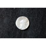 Roman Republican silver denarius of L.Aemilius Lepidus Paullus, 62 B.C., reverse:- Figure togate