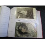 Edwardian Actresses, Nina Sevening, Lily Elsie & Evie Green, varied selection in red album   (approx