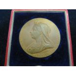 British Commemorative Medallion, bronze d.55.5mm: Diamond Jubilee of Queen Victoria 1897 official