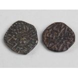 Anglo-Saxon, Northumbrian copper styca of Aethelred II, First Reign 841-843/4 moneyer Monne, obverse