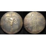 Australian Commemorative Medal, silver d.63mm: Victoria Centenary Celebrations 1934, toned EF with