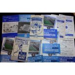 Football - Birmingham City home games and single sheets c1948 to 1961 (approx 13)