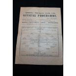 Football - Arsenal v Portsmouth 8th Dec 1945 F/L South