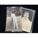 Cricket - C B Fry R/P's (2 cards)