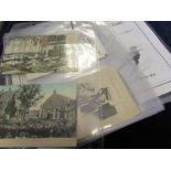 Boer War collection of old postcards plus some ephemera from the illustrated London News 1900.