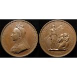 British Commemorative Medallion, bronze d.77mm: International Medical Congress 1881 by L. C. Wyon,